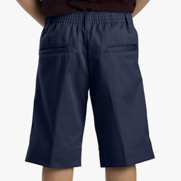 Dickies Girls' Uniform Stretch Bermuda Short - KR3314 - Dark Navy - Picture 2 of 2